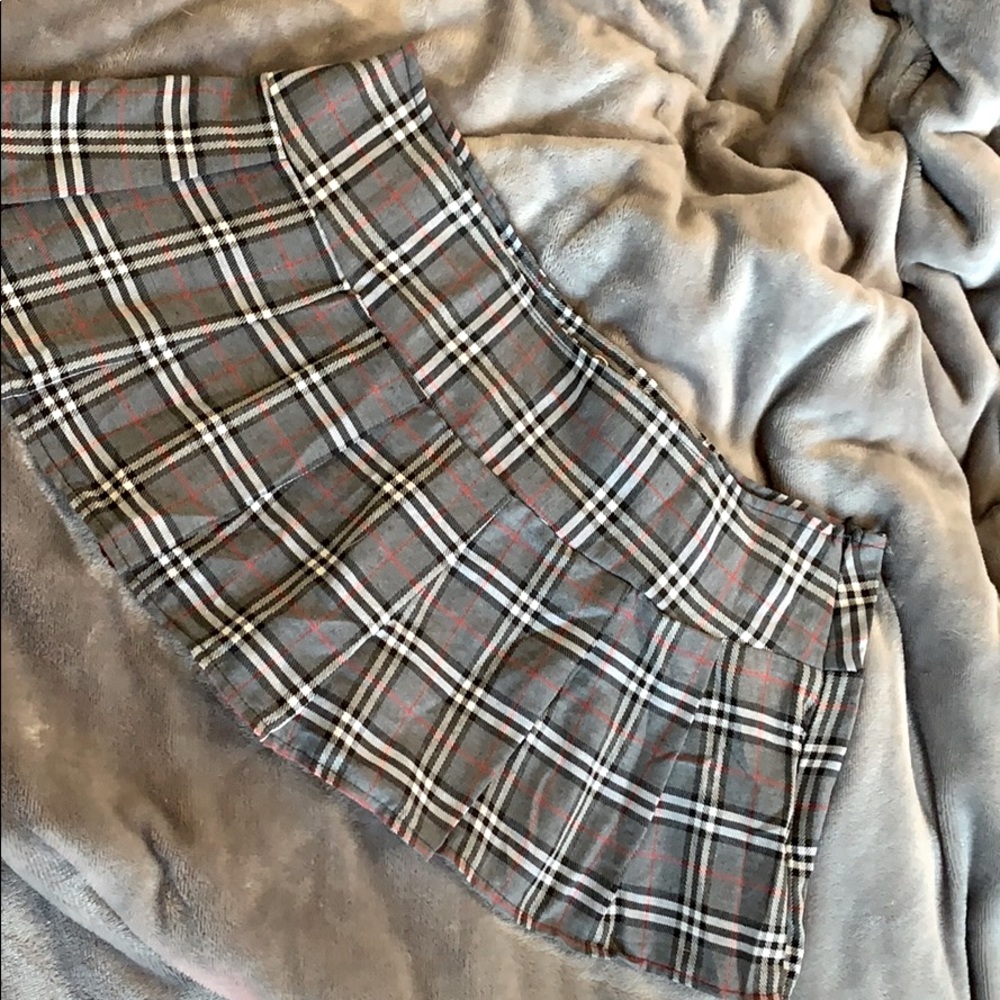 Naughty school girl plaid skirt NWT